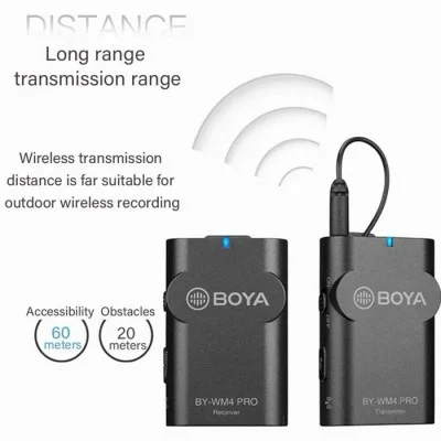 BOYA BY-WM4 Pro K2 + 1Pcs More Transmitter Kit - Black